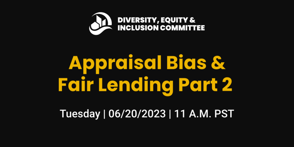 Appraisal Bias & Fair Lending Part 2
